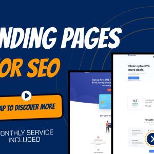 Crea páginas de aterrizaje para tu sitio web, negocio o aplicación