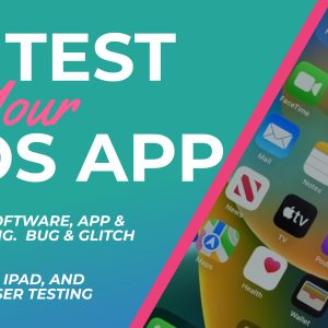 Probaré tus apps de iOS y entregaré informes detallados de bugs de QA