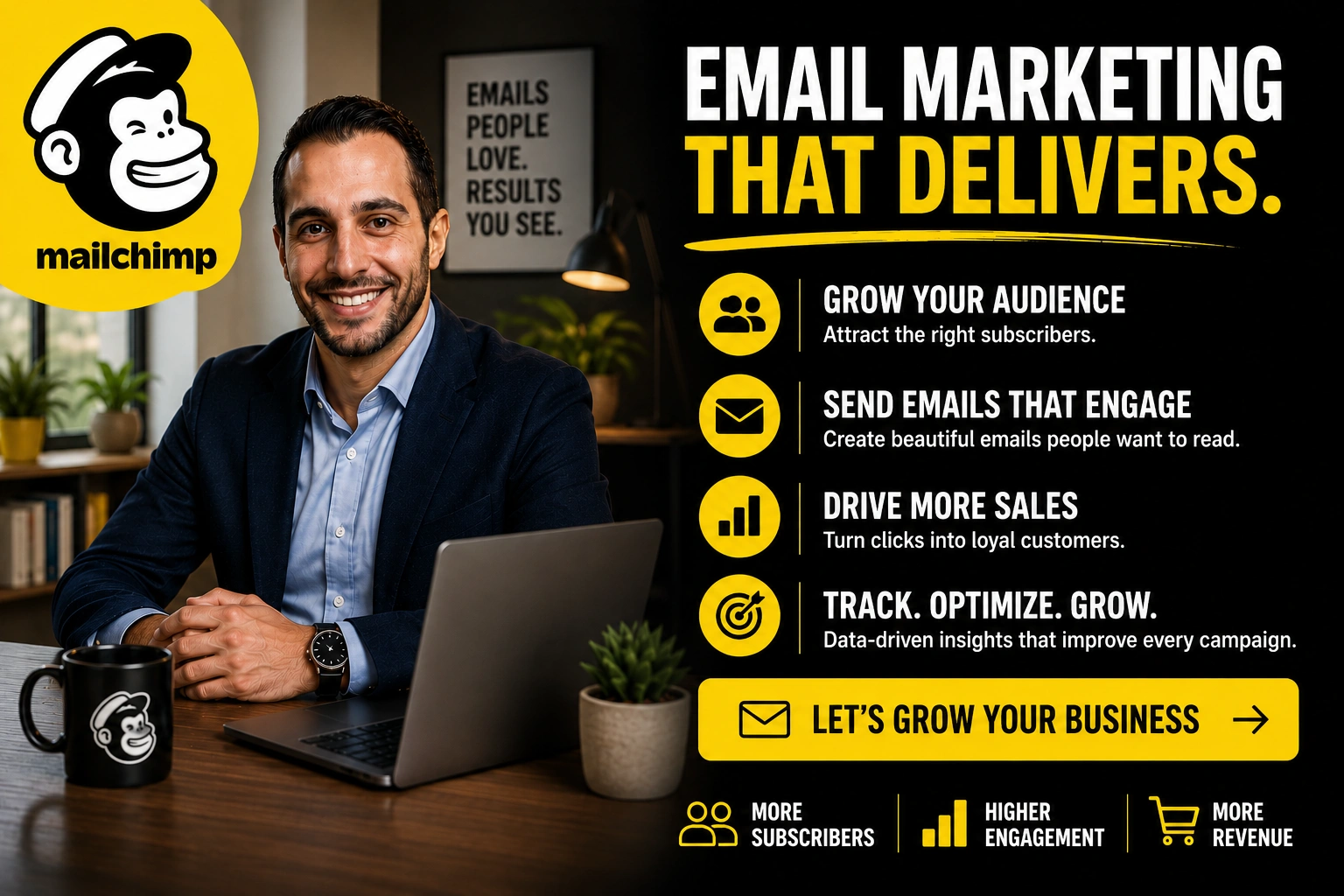 Gestiona tu plataforma de email marketing en Mailchimp