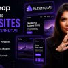 Banner promocional de creación de sitios web con Butternut AI